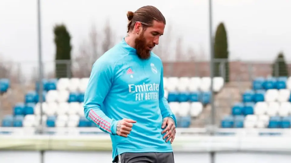 Sergio Ramos causó revuelo en redes con una foto después de una sesión de entrenamiento