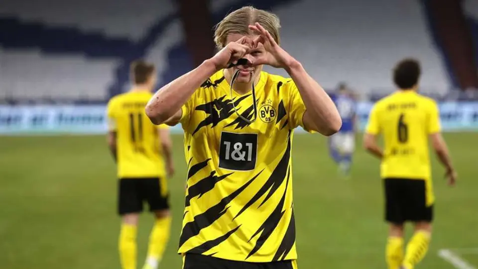 Bundesliga: Dortmund derrotó a Schalke 04 con doblete de Haaland