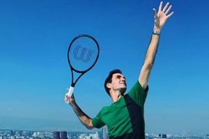 Roger Federer: El suizo conoció a jóvenes italianas que jugaron tenis desde sus azoteas