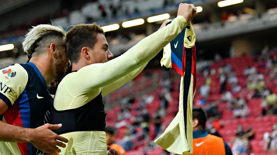 América: Córdova imitó festejo de Messi en goleada vs Chivas
