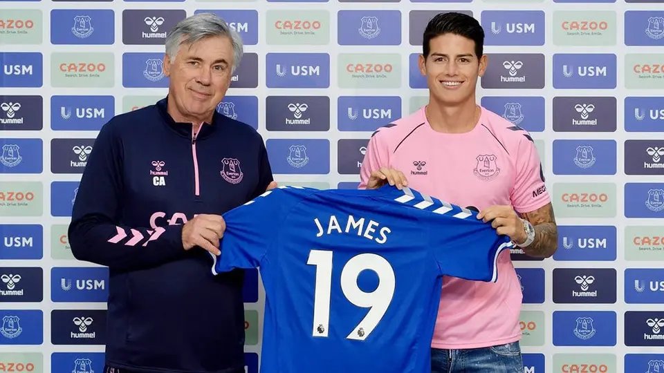 Ancelotti: 'James va a demostrar su calidad en la Premier League'