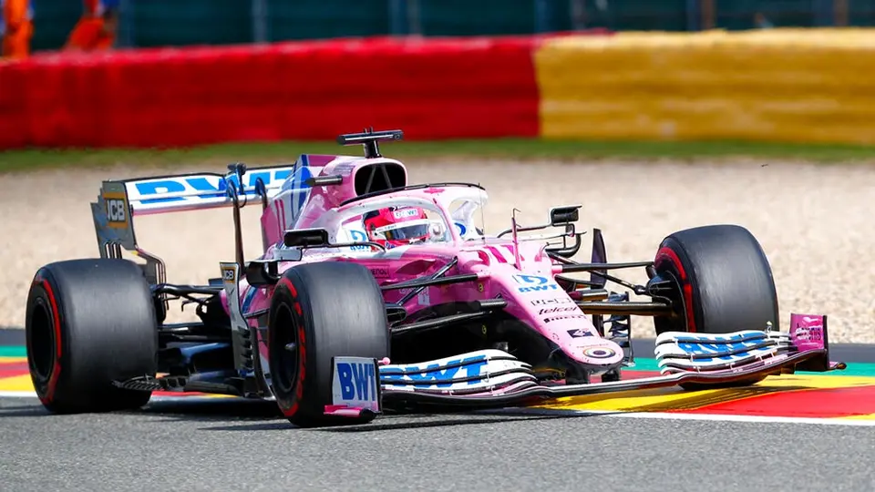 Checo Pérez salvó un punto en el Gran Premio de Bélgica