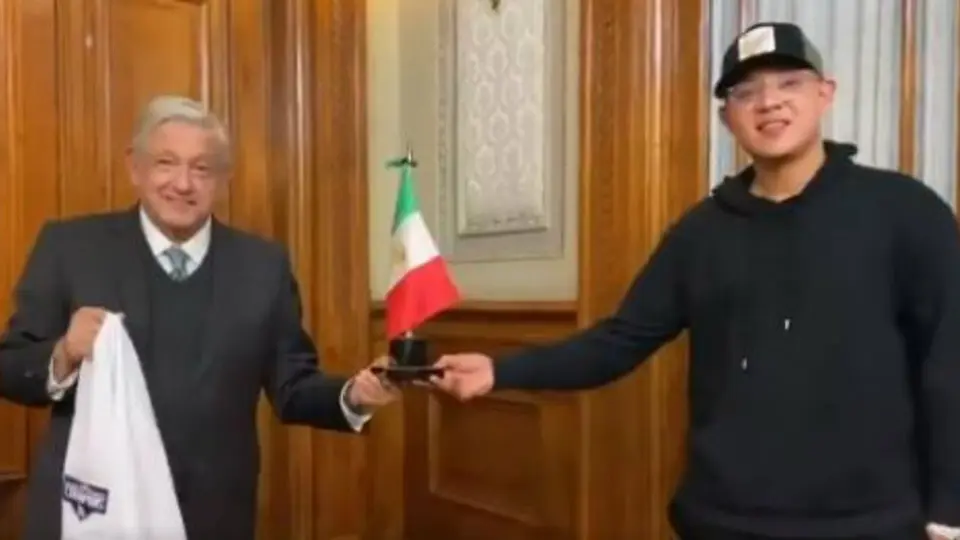 Andrés Manuel López Obrador: Recibió a Julio Urías en Palacio Nacional
