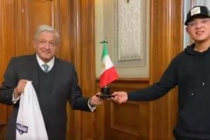 Andrés Manuel López Obrador: Recibió a Julio Urías en Palacio Nacional