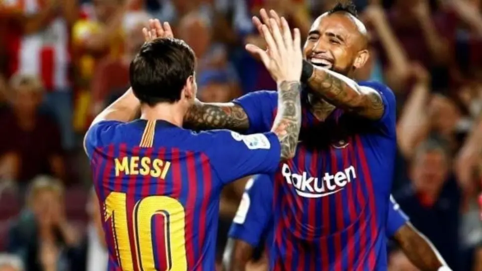 Lionel Messi se despidió de Arturo Vidal con emotivo mensaje