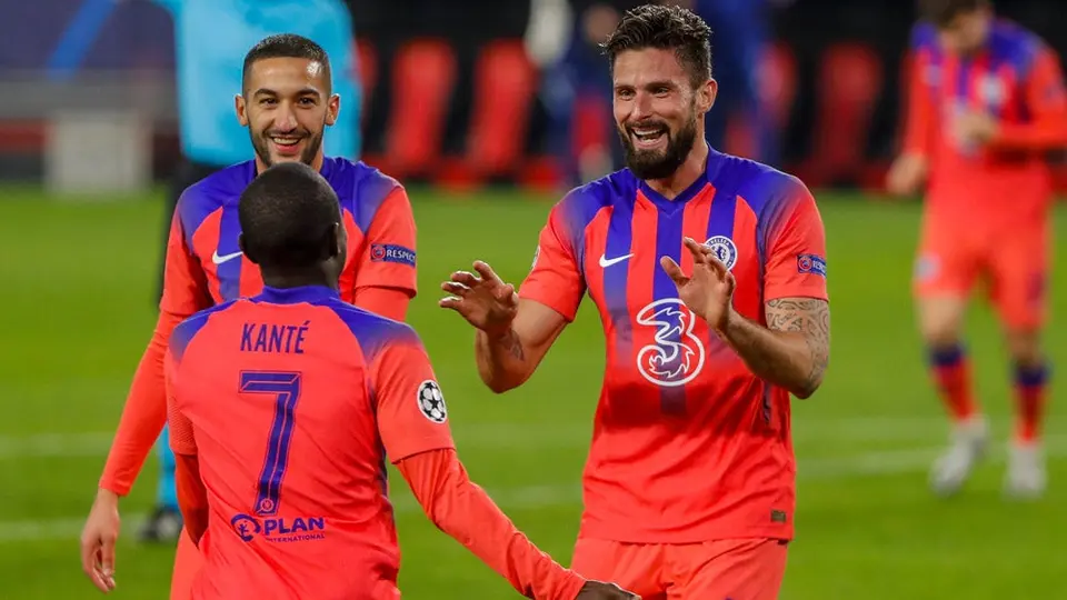 Champions League: Giroud se lució con 'póker' en la goleada del Chelsea al Sevilla