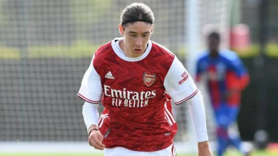 Marcelo Flores: Colaboró en el triunfo del Arsenal Sub 18 ante West Bromwich