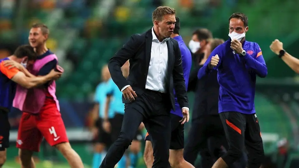 Champions: Julian Nagelsmann, DT de Leipzig, es el más joven en alcanzar Semifinales