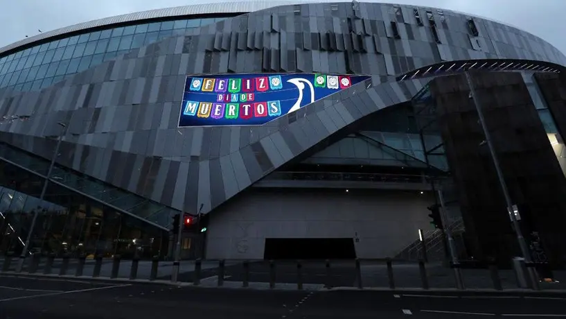 Tottenham se unió a los festejos del 'Día de Muertos'