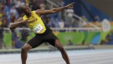 Usain Bolt presentó a su hija Olympia Lightning Bolt