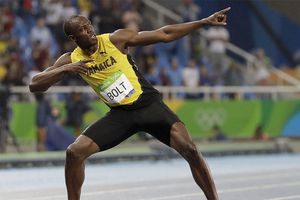 Usain Bolt presentó a su hija Olympia Lightning Bolt