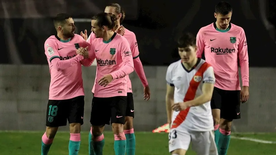 Copa del Rey: Barcelona sufrió ante el Rayo Vallecano, pero avanzó a Cuartos de Final