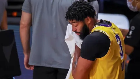 Anthony Davis, interrumpido en entrevista por ladridos de perro