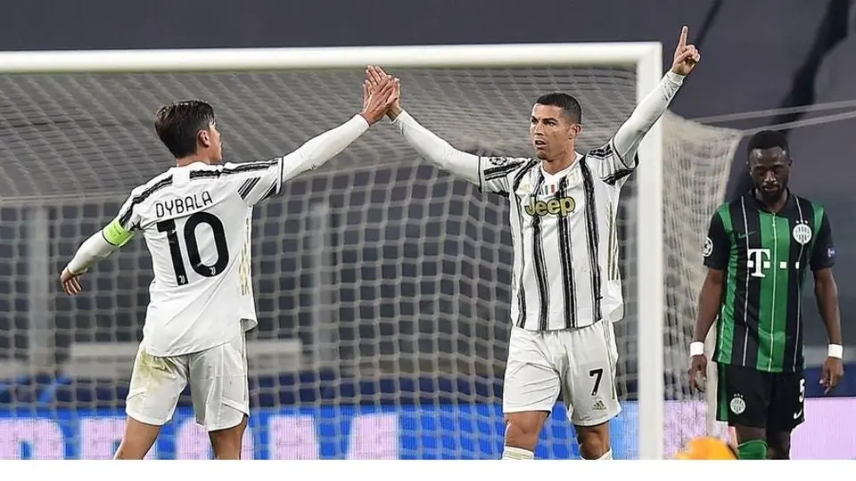 Champions League: Juventus vino de atrás para derrotar al Ferencvaros