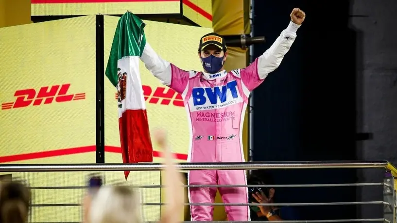 Checo Pérez fue elegido como el tercer mejor piloto de F1 por los aficionados
