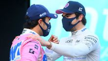 Checo Pérez: Coequipero felicitó al mexicano por su podio en el GP de Turquía