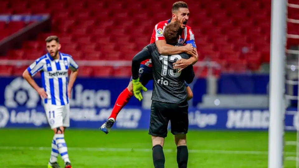 Oblak tras detener penal al Alavés: 'Últimamente no paraba ninguno'