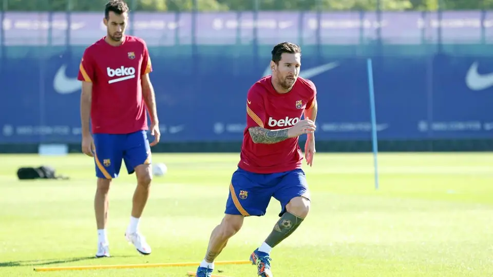 Barcelona: Lionel Messi entrenó de forma voluntaria en el día libre que dio Koeman