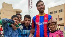 Doble de Messi, la sensación entre huérfanos egipcios