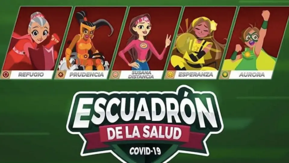 Coronavirus: 'Escuadrón de Salud', las superheroínas que acompañan a Susana Distancia