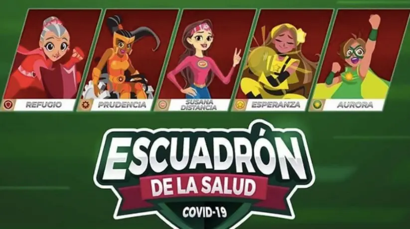 Coronavirus: 'Escuadrón de Salud', las superheroínas que acompañan a Susana Distancia