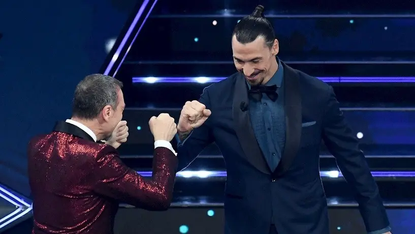Ibrahimovic y su divertida aventura para llegar al Festival de San Remo