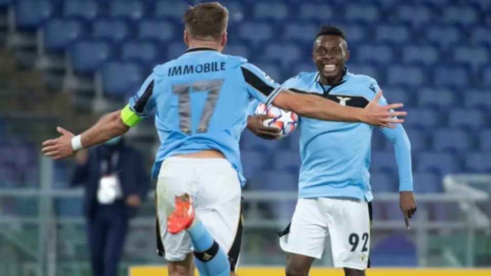 Champions League: Lazio sorprendió al Borussia Dortmund y venció en el Olímpico de Roma