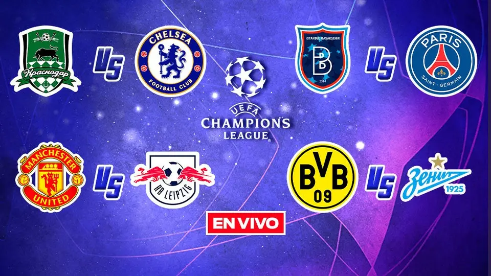 Champions League EN VIVO: Jornada 2 Fase de Grupos Miércoles
