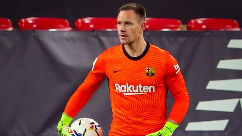 Marc-André Ter Stegen en un partido con el Barcelona | TWITTER @FCBarcelona_es