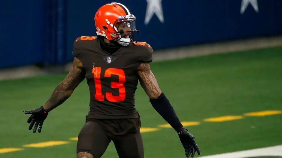Browns: Odell Beckham Jr. fue enviado a su casa por enfermedad