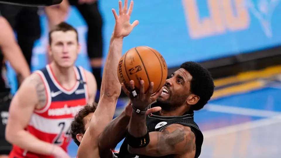 NBA: Kyrie Irving y James Harden comandaron victoria de los Nets sobre los Wizards