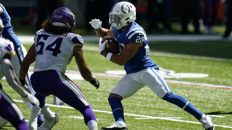 NFL: El novato Jonathan Taylor brilló en victoria de Colts ante Vikings
