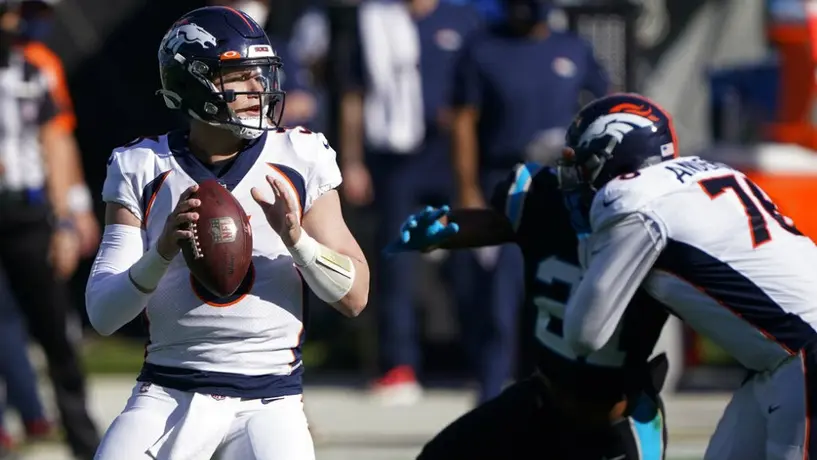 NFL: Denver derrotó a Carolina con destacada actuación de Drew Lock