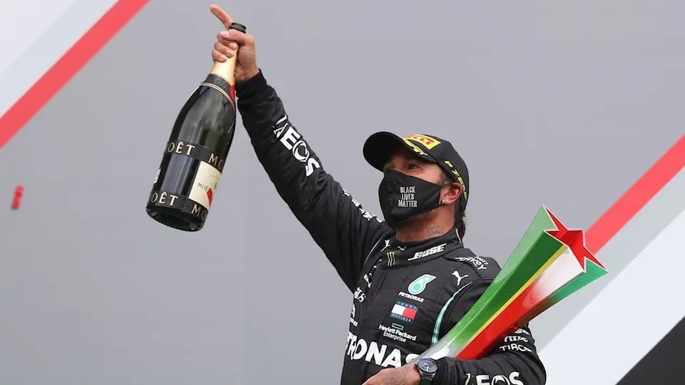 F1: Hamilton ganó el GP de Portugal y batió el récord de Schumacher