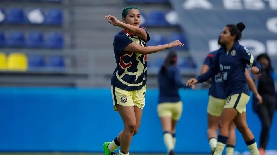 América Femenil: Daniela Flores marcó impresionante chilena en entrenamiento