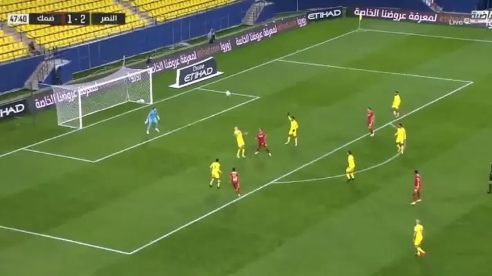 Video: Insólito autogol en la Liga de Arabia Saudita