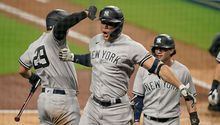 Yankees sigue con festival de home runs y venció a Rays en el Juego 1