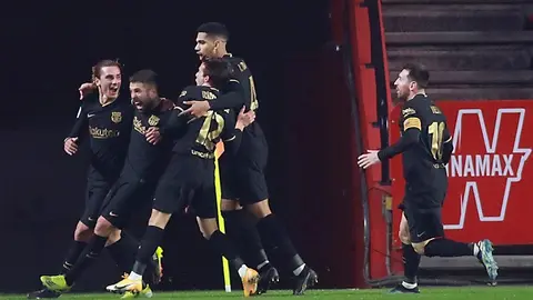 Copa del Rey: Barcelona sufrió, pero terminó goleando al Granada y clasificó a Semifinales