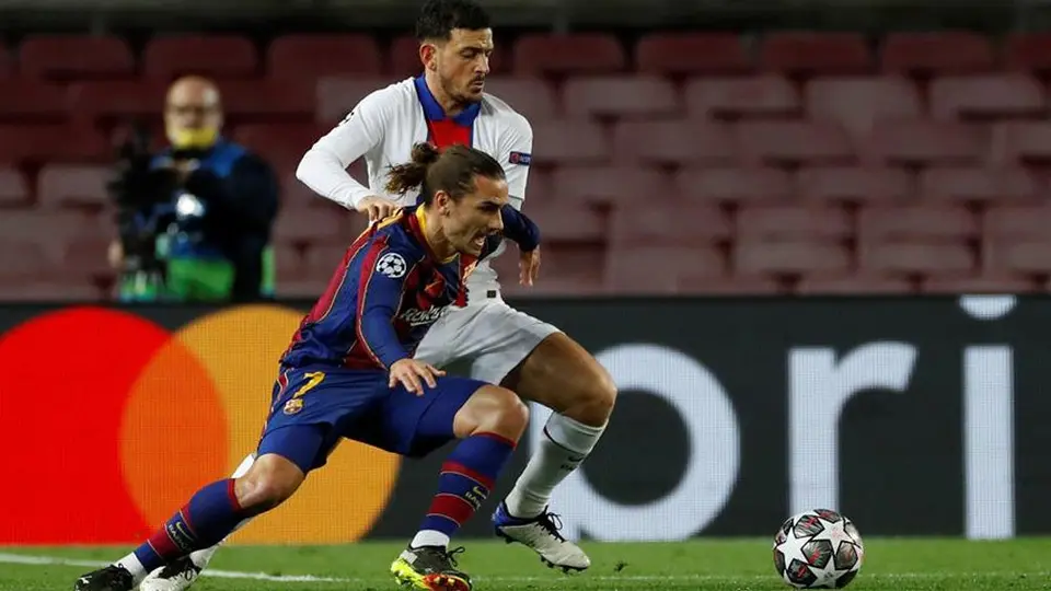 Champions League: Griezmann abandonó Barcelona tras descalabro ante PSG