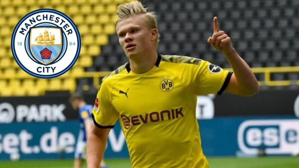 Erling Haaland: Manchester City ofertaría 150 millones de euros por el noruego