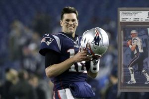 Tom Brady: Estampa de la primera temporada en la NFL del QB se vendió en 1.32 MDD
