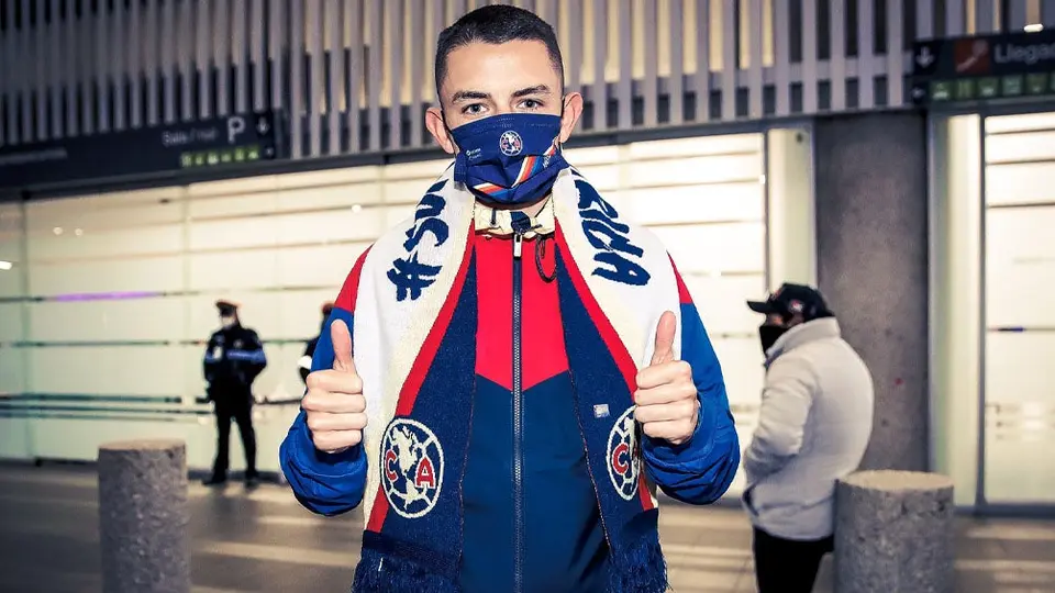 América: Álvaro Fidalgo arribó a México para reportar con las Águilas