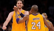 NBA: Kobe Bryant, inmortalizado junto a Pau Gasol en espectacular mural