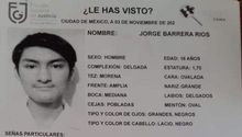 Jorge Barrera: Desapareció alumno de Prepa 5 tras broma de sus compañeros