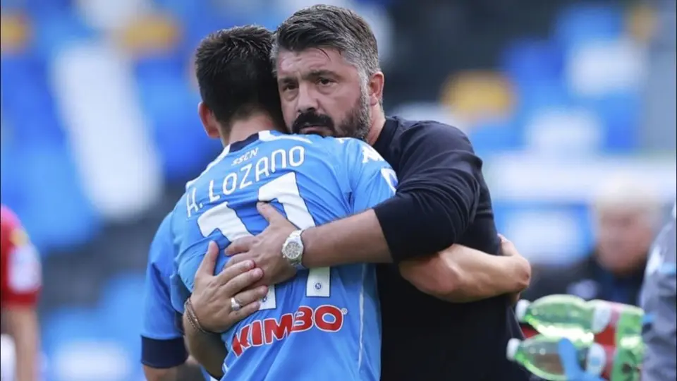 Chucky Lozano: Gattuso, señalado por 'fuerte' intercambio de palabras con el mexicano