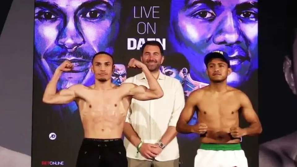 'Gallo' Estrada y Chocolatito González 'noquearon' la báscula en ceremonia de pesaje