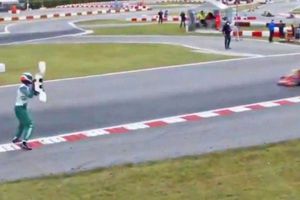 Piloto de 'kart' agrede a su rival en prueba del Mundial de KZ