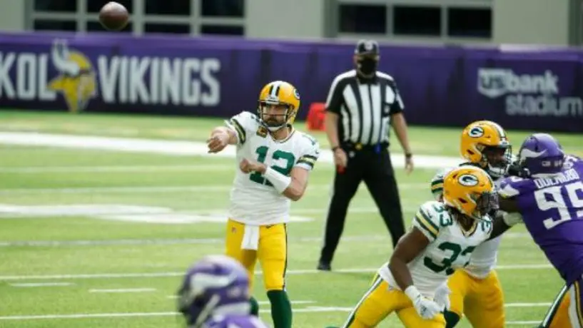 NFL: Aaron Rodgers se luce en paliza de Packers sobre Vikings
