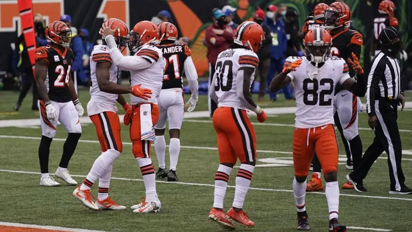 NFL: Mayfield comandó dramática victoria de Cleveland sobre Bengals