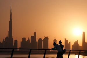 Burj Khalifa, el rascacielos más alto del mundo, se iluminó con la bandera de México